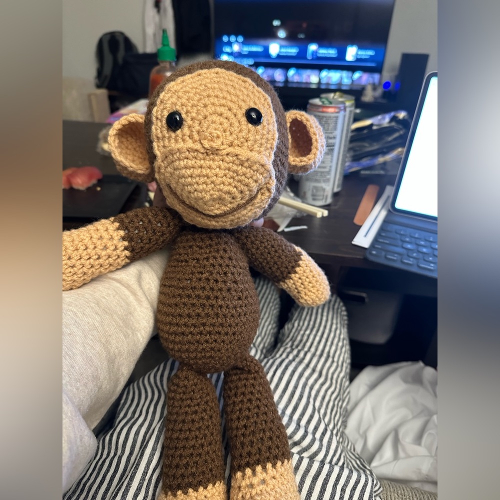 Amigurumi monkey